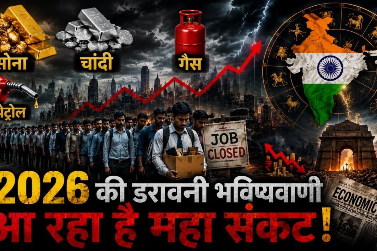 सोना, चांदी, गैस, पेट्रोल के बढ़ते दाम, छूटती जॉब, क्या आ रहा महासंकट? भारत की कुंडली से ज्योतिषाचार्या ने दिए खतरे के संकेत