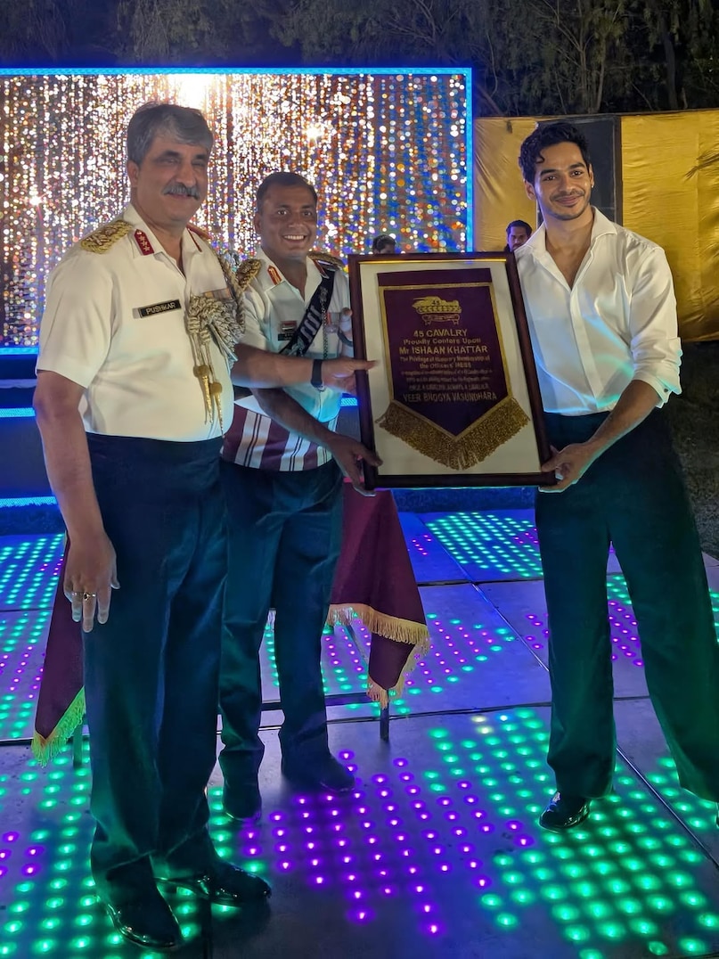 Ishan khatter army Ishan khatter army