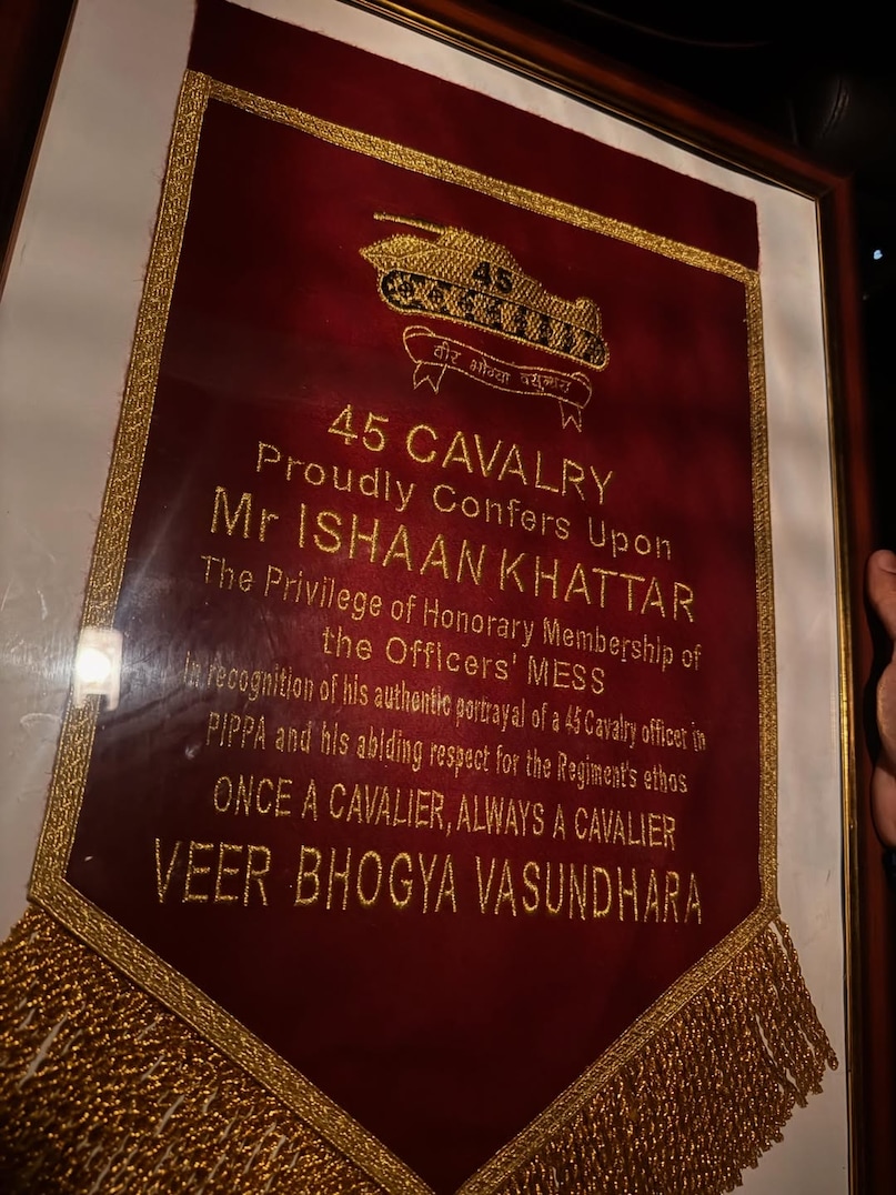 Ishan khatter army Ishan khatter army
