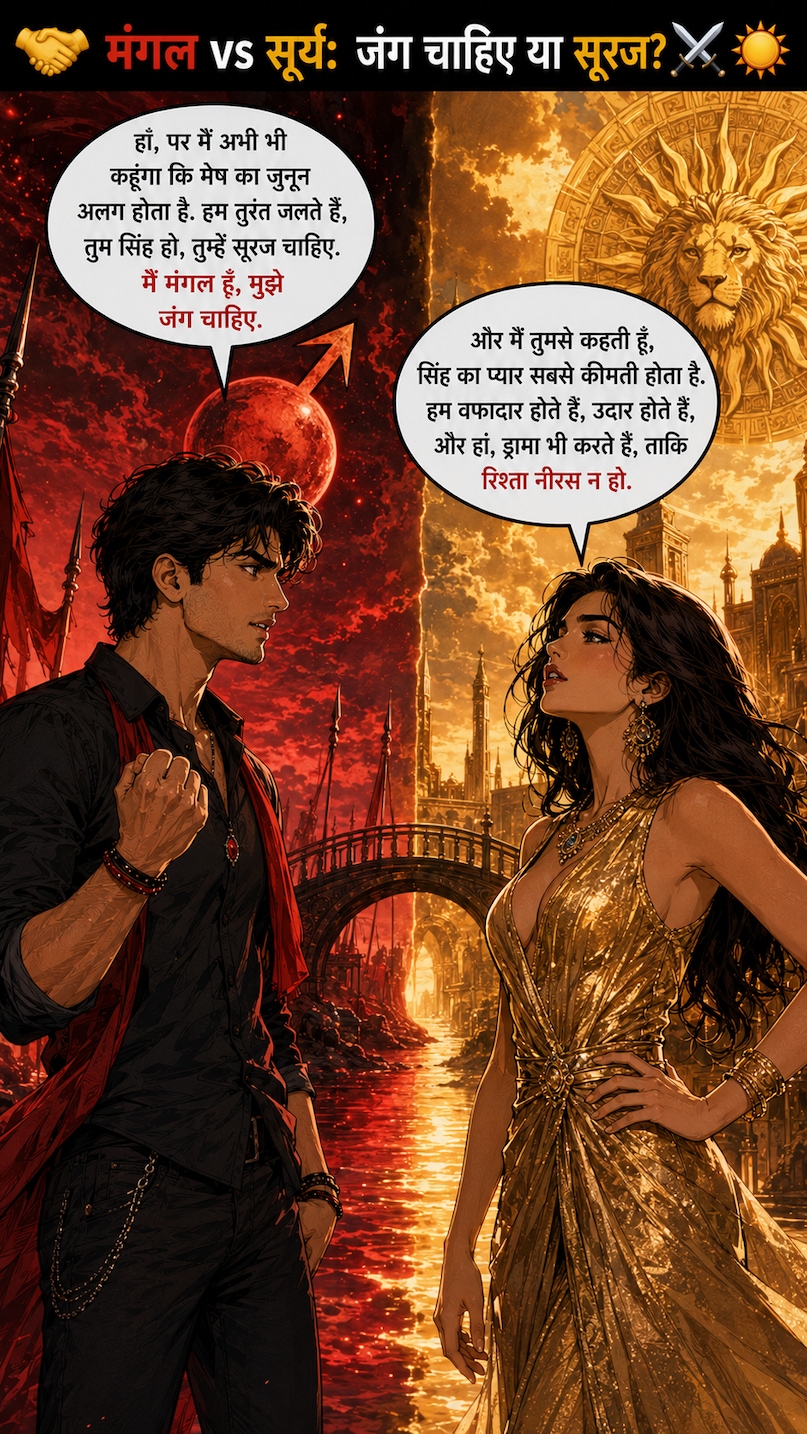 aries vs leo love, zodiac love compatibility, passionate love signs, loyal relationship, romantic couple goals, crazy lovers debate, emotional love story, mesh singh love story, rashi wala pyar, junooni ishq, pati patni ka pyar, premi premika romance, laila majnu jaisa pyar, loyal partner relationship, मेष बनाम सिंह प्यार, राशि वाला प्यार, जुनूनी इश्क, पति पत्नी का प्यार, प्रेमी प्रेमिका रोमांस, लैला मजनू जैसा प्यार, लॉयल पार्टनर रिश्ता