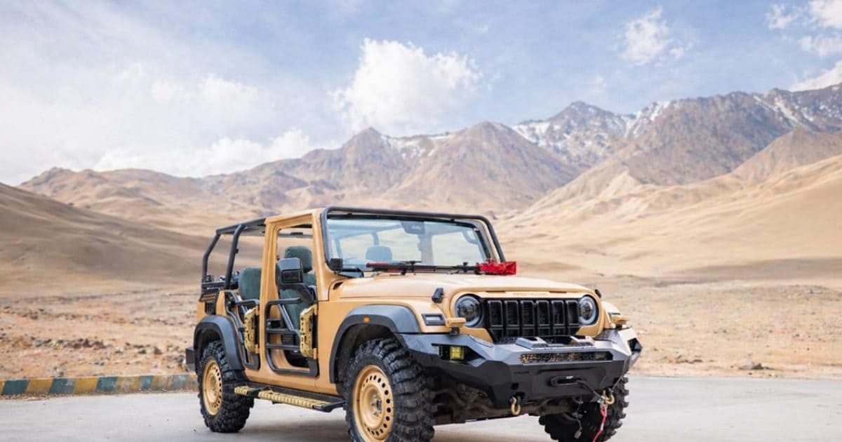 Mahindra Thar Roxx becomes military machine! You will be surprised to know the features