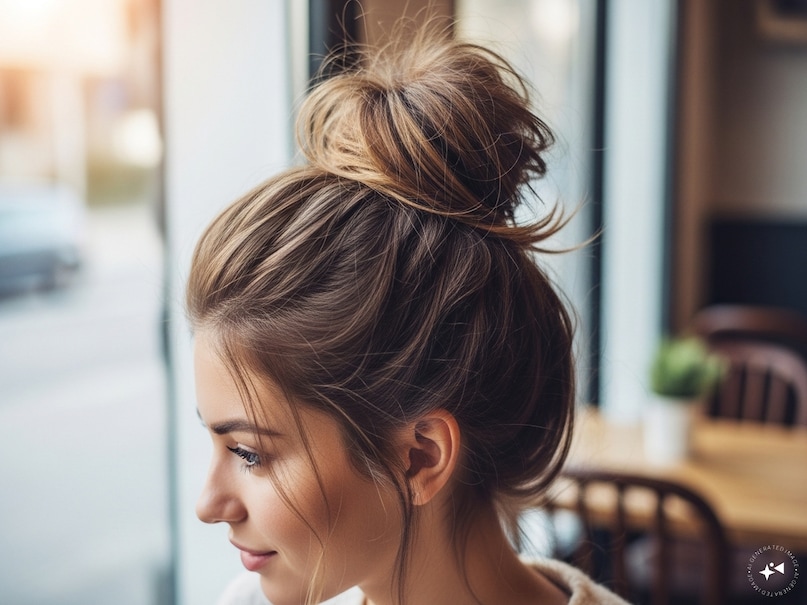 Messy Bun or Gouda – A messy bun made in an odd way on the top of the head indicates an independent, creative and carefree personality. Psychology says that people who like this style like to live on their own terms and don't care about social restrictions or pressure to look perfect. They are very spontaneous on the inside and their ideas are very creative and out of the ordinary. However, sometimes this style also indicates that the person is mentally very busy at that time or he wants to immerse himself in his work by keeping himself a little isolated from the outside world. Messy Bun or Gouda – A messy bun made in an odd way on the top of the head indicates an independent, creative and carefree personality. Psychology says that people who like this style like to live on their own terms and don't care about social restrictions or pressure to look perfect. They are very spontaneous on the inside and their ideas are very creative and out of the ordinary. However, sometimes this style also indicates that the person is mentally very busy at that time or he wants to immerse himself in his work by keeping himself a little isolated from the outside world.