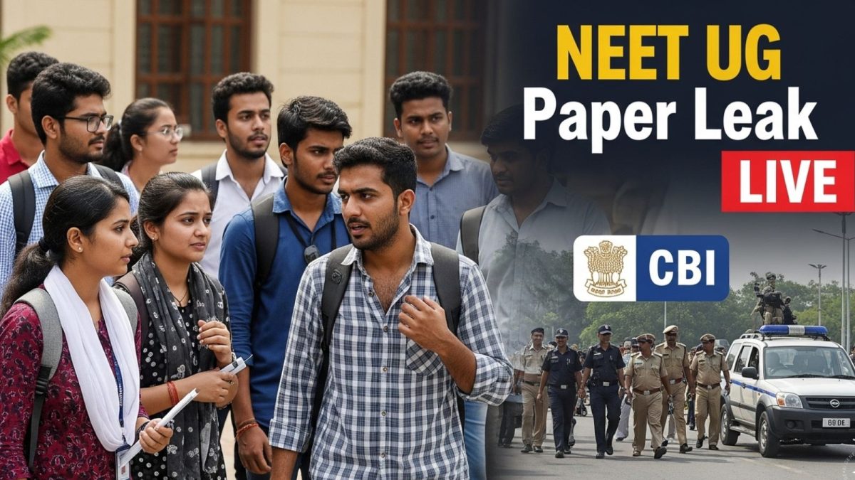 NEET UG Paper Leak LIVE: नीट पेपर लीक मामले में बड़ा खुलासा, परीक्षा से पहले भेजी गई 60 पन्नों की पीडीएफ NEET UG Paper Leak LIVE: नीट पेपर लीक मामले में बड़ा खुलासा, परीक्षा से पहले भेजी गई 60 पन्नों की पीडीएफ
