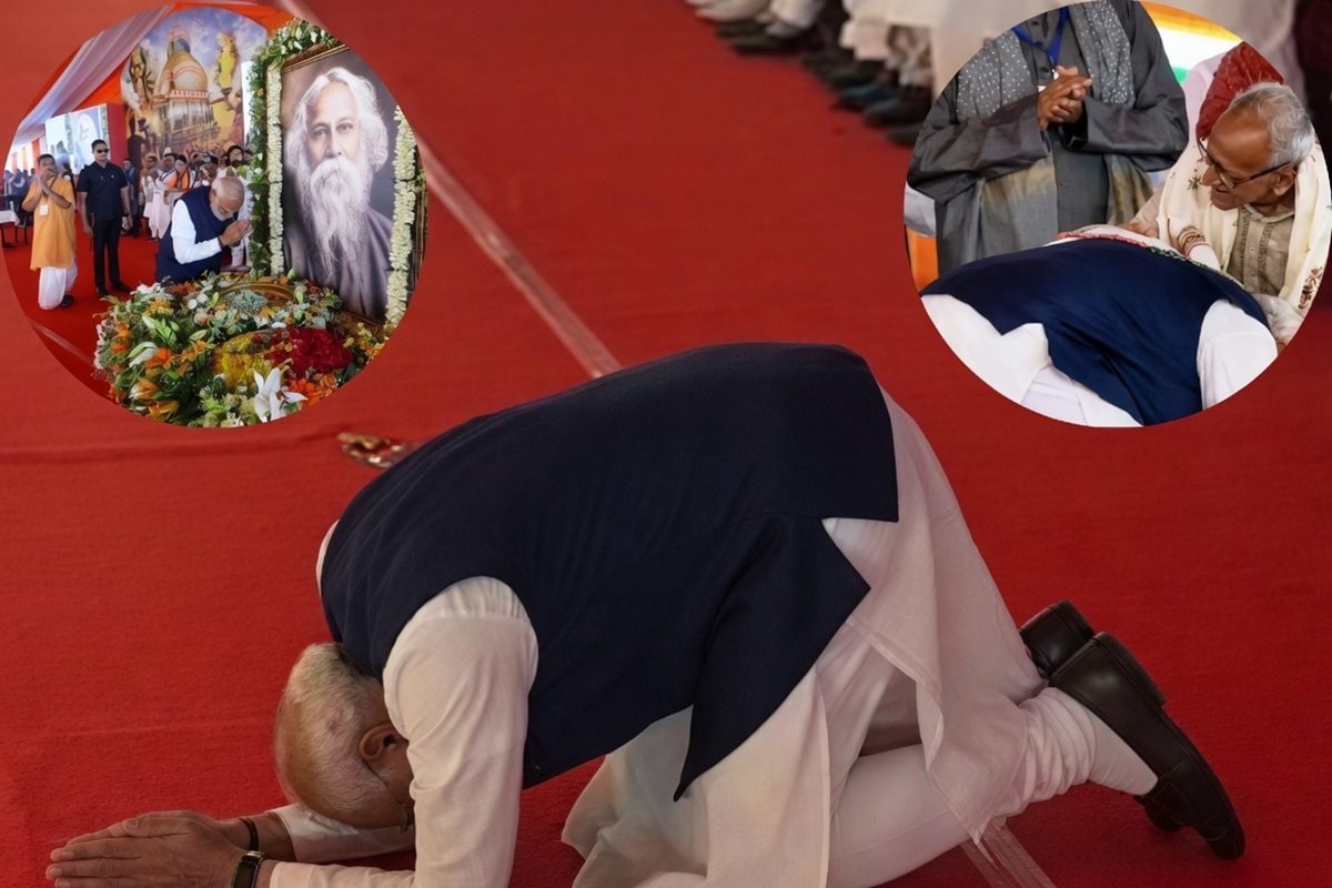 पीएम मोदी के नमन, नमन और नमन में छिपे हैं बड़े संकेत, केवल चुनावी विजय नहीं, 'नतमस्तक मोदी' ने जीता बंगाल का मन !