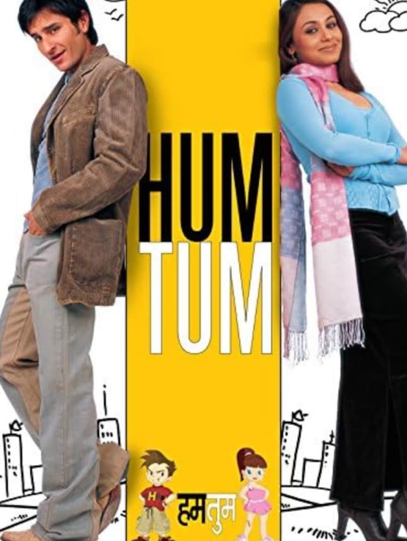 Saif Ali Khan awkward kiss with Rani Mukerji, Rani Mukerji Saif Ali Khan, Rani Mukerji, Saif Ali Khan, Hum Tum, Rani Mukerji Saif Ali Khan kiss anecdotes, Aditya Chopra movie hum tum, रानी मुखर्जी, सैफ अली खान