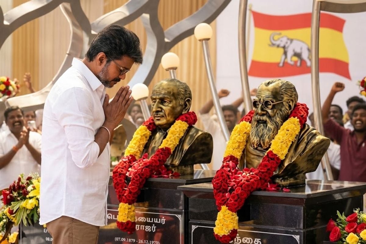 थलापति विजय के 'भगवान' कौन, जिनकी करते हैं पूजा चुनाव जीतने के लिए उन्हीं के विचारों को 'रौंद डाला'