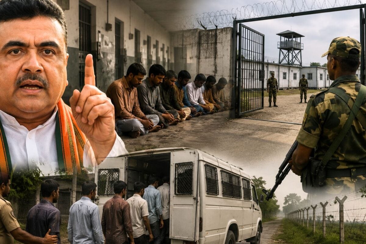 सुवेंदु बना रहे 'कैदखाना', ज‍िनके पास नहीं म‍िलेंगे कागज, उन्‍हें पकड़कर भेजा जाएगा यहां
