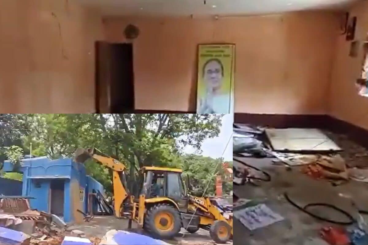 बंगाल में गरजने लगा बुलडोजर, कोलकाता में ममता बनर्जी की पार्टी से छिना ठिकाना, दफ्तर खाली करने का अल्टीमेटम!
