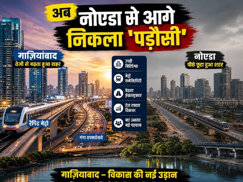 प्रधानमंत्री नरेंद्र मोदी द्वारा उद्घाटन किए गए गंगा एक्सप्रेसवे के शुरू होने के बाद गाजियाबाद अब न केवल पूर्वांचल और पश्चिमी उत्तर प्रदेश से बेहतर तरीके से जुड़ रहा है बल्कि उत्तराखंड तक सीधी और तेज पहुंच ने इसे पसंदीदा शहरों की लिस्ट में ऊपर पहुंचा दिया है. गाजियाबाद मेट्रो, रैपिड मेट्रो और अब गंगा एक्सप्रेसवे इसे हॉटस्पॉट बनाने जा रहे हैं. 