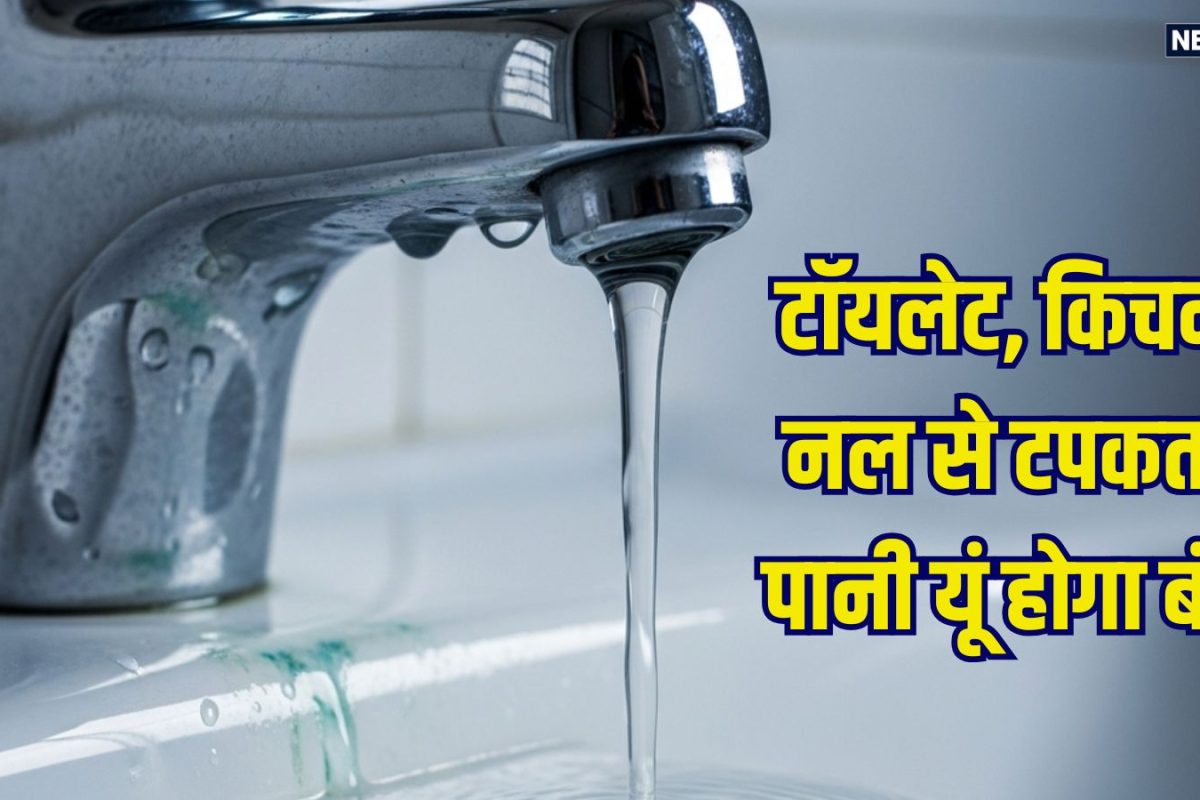 टॉयलेट, किचन के नल से लगातार टपक रहा है पानी, बिना पैसे खर्च किए 5 तरीके से वॉटर लीकेज करें ठीक