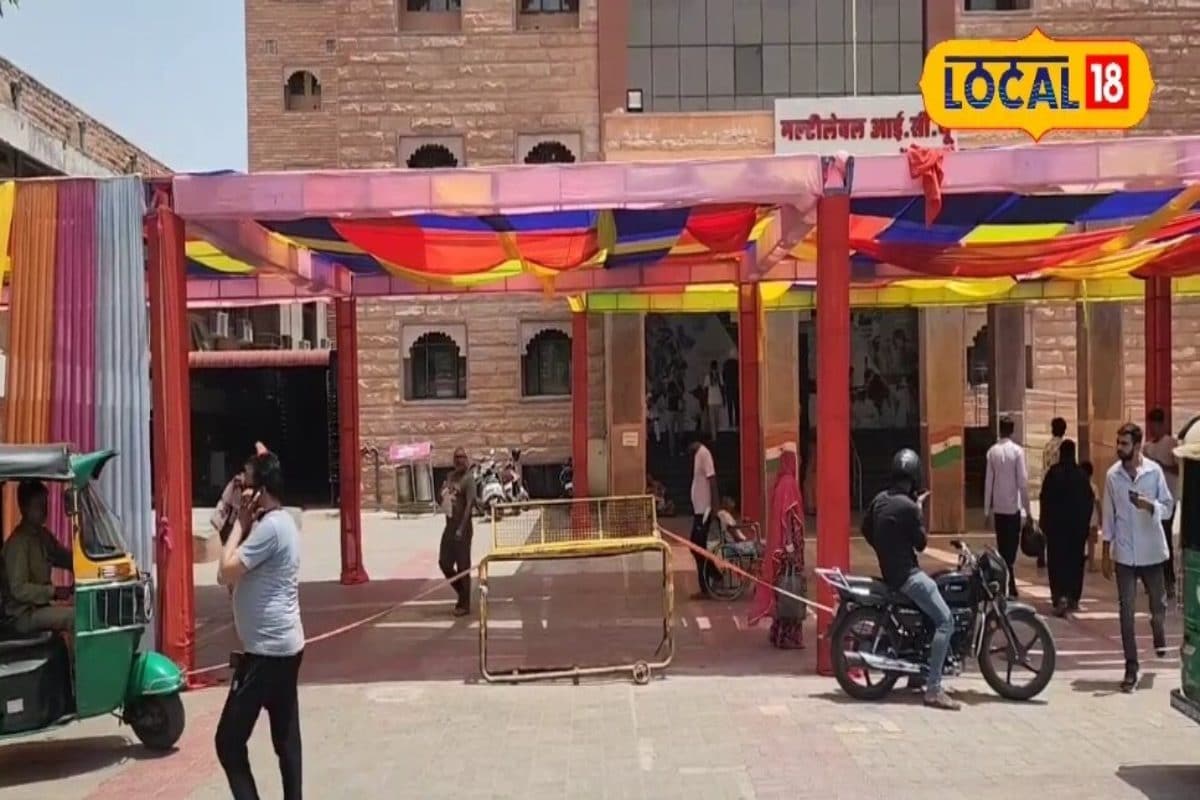 तपती धूप से बचाने के लिए एमडीएम अस्पताल की अनूठी पहल, आधुनिक फुव्वारों और ठंडी हवा से मरीजों को मिल रही राहत