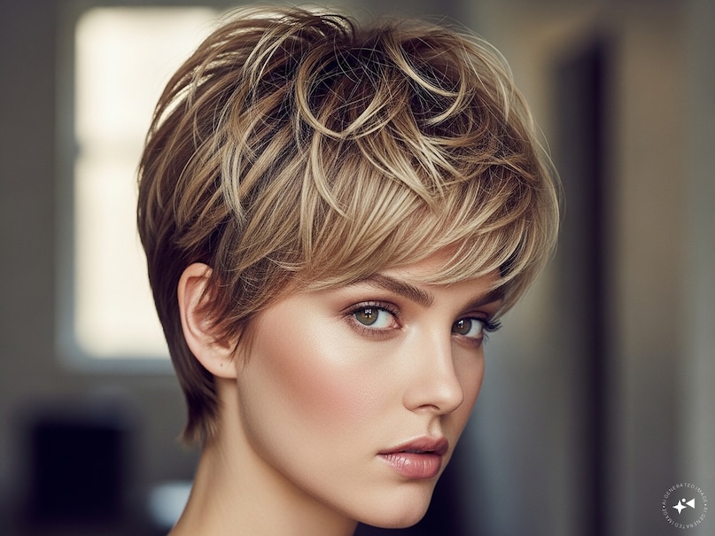 Short haircuts for wavy hair