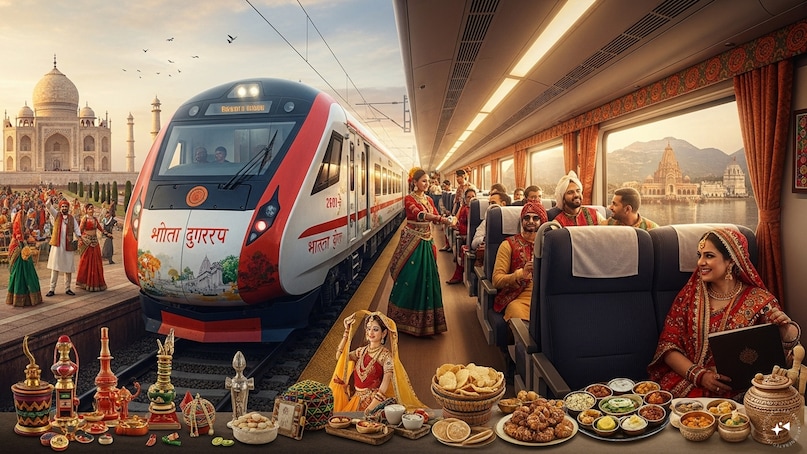 इस पैकेज में क्या-क्या शामिल है?: इस IRCTC पैकेज में ट्रेन यात्रा, होटल में ठहरने की सुविधा, भोजन, स्थानीय दर्शनीय स्थल और बस द्वारा आवागमन जैसी सुविधाएं शामिल हैं. यात्रियों की सुविधा के लिए, अलग-अलग श्रेणियों के कोच भी उपलब्ध कराए गए हैं. 3AC Comfort: ₹61,340 प्रति व्यक्ति, 2AC Deluxe: ₹76,550 प्रति व्यक्ति, 1AC Superior: ₹90,400 प्रति व्यक्ति.