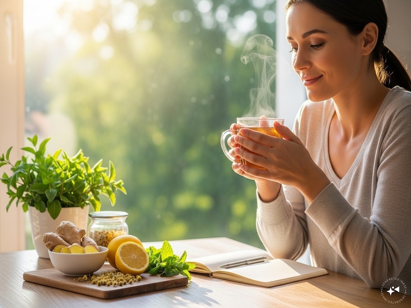 herbal tea for belly fat