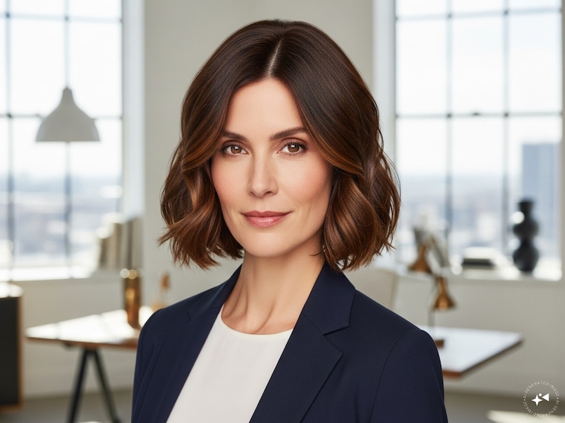 Short haircuts for wavy hair