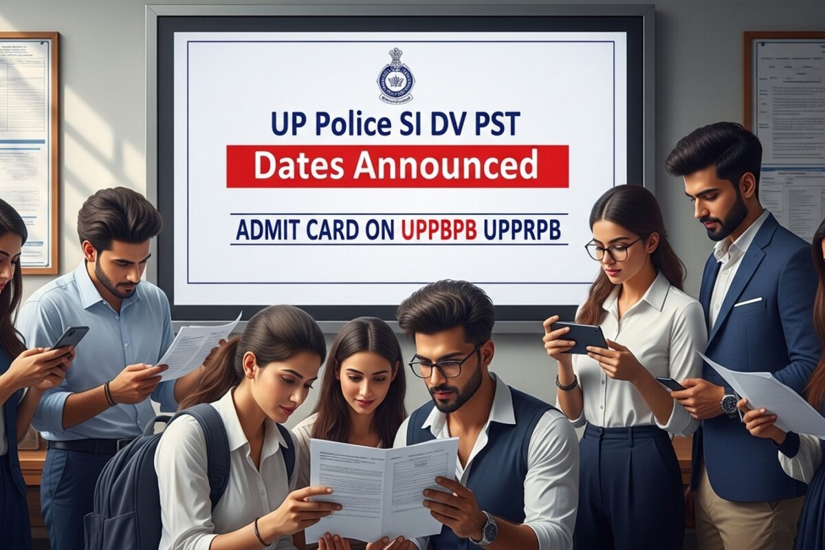 UP Police SI DV, PST Dates: यूपी पुलिस SI भर्ती की DV और PST डेट घोषित, जानें कब आएगा एडमिट कार्ड