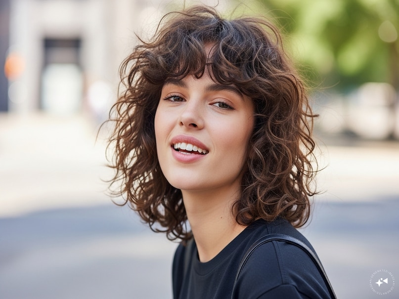 Short haircuts for wavy hair
