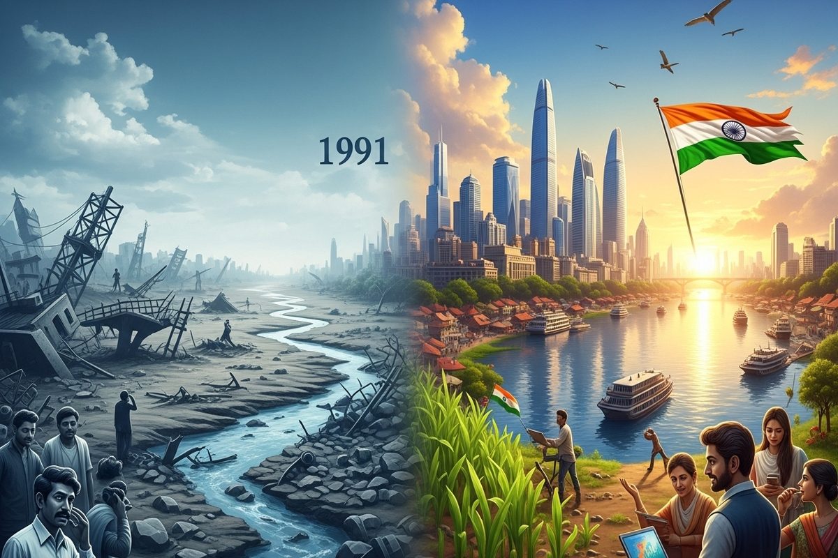 दो हफ्ते की विदेशी मुद्रा बची थी, देश दीवालिया हो रहा था, सोना गिरवी रखना पड़ा, फिर हुआ LPG का जादू