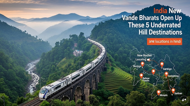 हिमाचल प्रदेश: नई ट्रेन कनेक्टिविटी की वजह से, हिमाचल के निचले इलाकों तक पहुंचना पहले के मुकाबले काफ़ी आसान हो गया है. यहां की हरी-भरी वादियां, पुराने मंदिर और धौलाधार पर्वतमाला की ऊंची चोटियां बेहद मनमोहक हैं. गर्मियों के महीनों में यह जगह और भी ज़्यादा खूबसूरत लगती है.