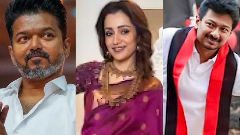 Trisha Krishnan Vijay political event, Trisha Krishnan latest viral news, Kamal Haasan Rajinikanth new movie, KHxRK movie cast and budget, Trisha salary vs Nayanthara remuneration, Trisha Krishnan Udayanidhi Stalin