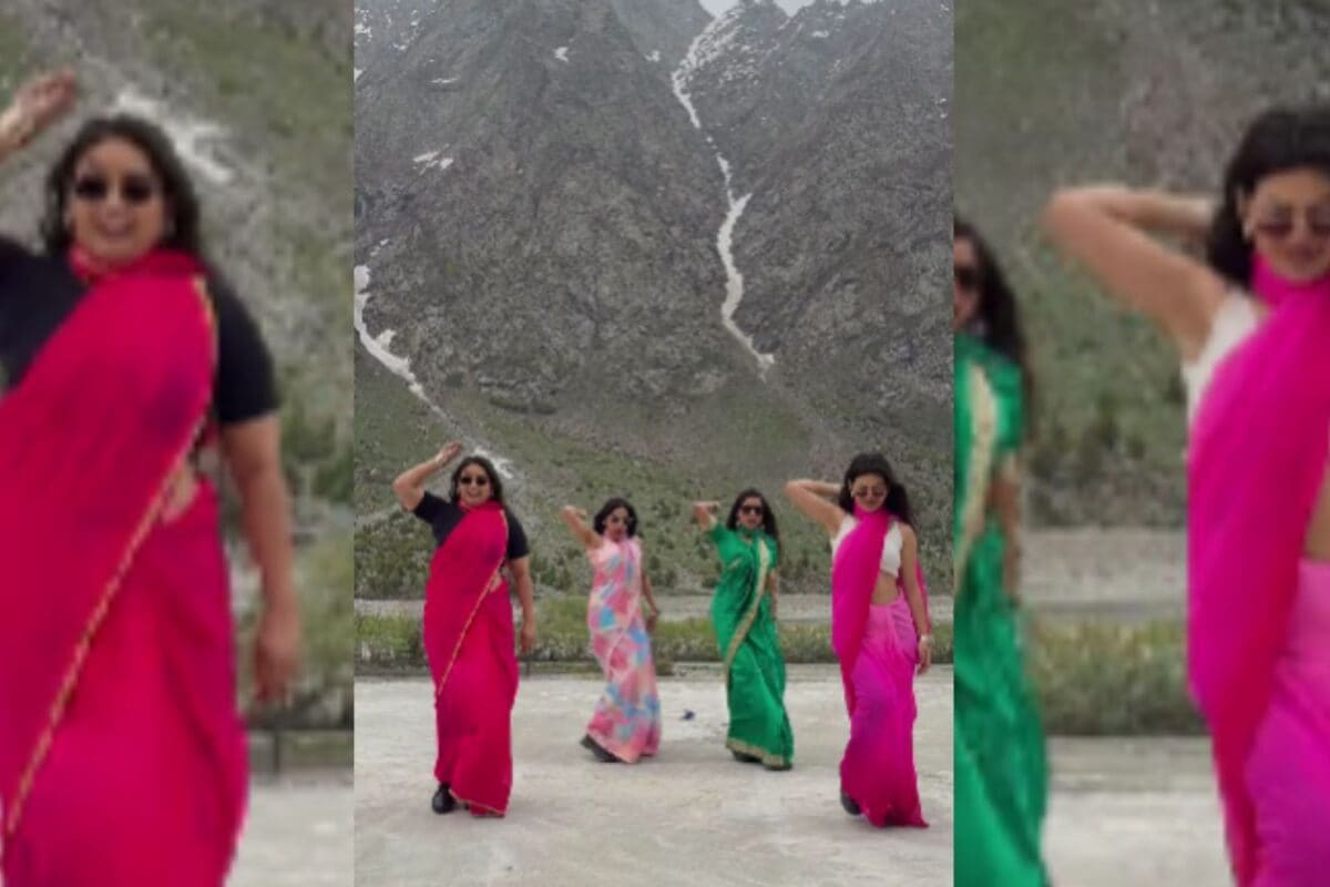 पहाड़ों की वादियों में गूंजा 'सैंया रे' गाना, साड़ी में लड़कियों के डांस ने इंटरनेट पर मचाई धूम!