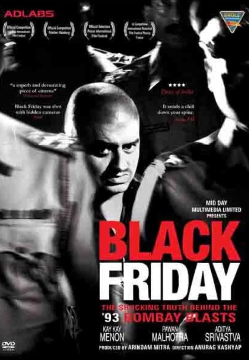 ब्लैक फ्राइडे (2004): 1993 के मुंबई सिलसिलेवार बम धमाकों के बैकग्राउंड पर बनी ‘ब्लैक फ्राइडे’ अनुराग कश्यप की सबसे महत्वपूर्ण फिल्मों में शुमार है. पत्रकार एस. हुसैन जैदी की किताब पर आधारित यह फिल्म आतंकवादी हमलों की जांच, अपराधियों की तलाश और पूरे घटनाक्रम को बेहद रियलिस्टिक अंदाज में पेश करती है. डॉक्यूमेंट्री जैसी प्रस्तुति, दमदार अभिनय और काफी रिसर्च को क्रिटिक्स ने खूब सराहा.