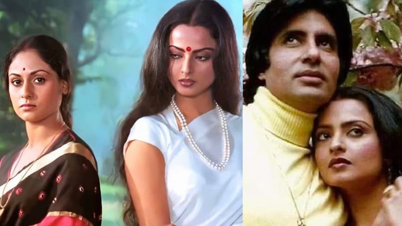 Rekha was on the sets of Yash Chopra’s Silsila with Amitabh Bachchan and Jaya Bachchan, and had also signed Meendum Kokila alongside Kamal Haasan and Sridevi in 1981. Rekha was on the sets of Yash Chopra’s Silsila with Amitabh Bachchan and Jaya Bachchan, and had also signed Meendum Kokila alongside Kamal Haasan and Sridevi in 1981.