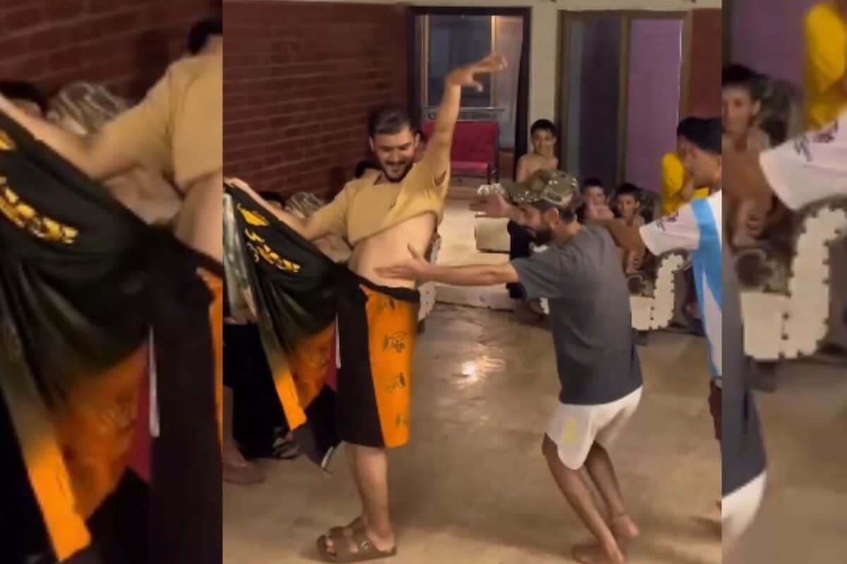Chikni Chameli गाने पर लड़कों ने किया साड़ी पहन डांस, लगाए धांसू ठुमके, लड़कियां भी रह गई देखती!