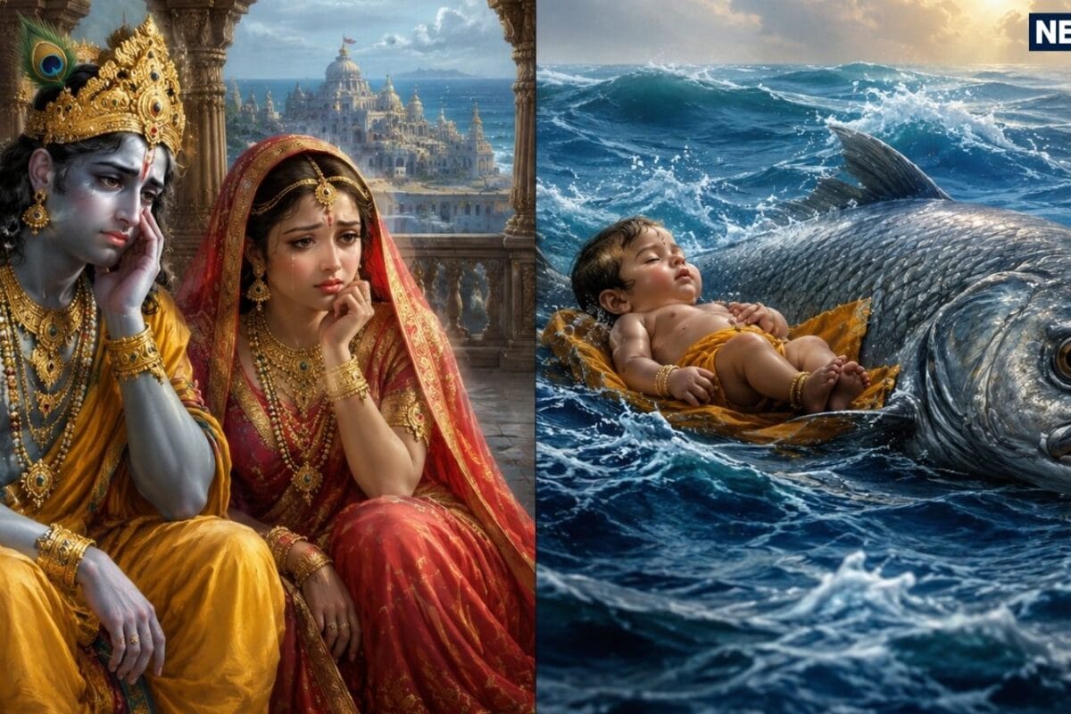 आखिर क्यों पैदा होने के 6 दिन बाद ही श्रीकृष्ण के बेटे को निगल गई थी मछली जानें द्वारका के सबसे बड़े रहस्य की कहानी