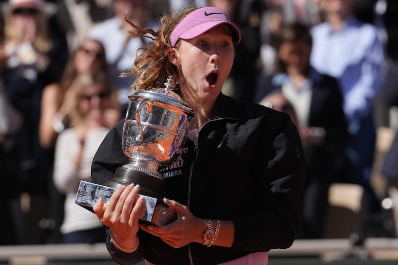 French Open Prize Money, Mirra Andreeva, Maja Chwalinska, Mirra Andreeva defeated Maja Chwalinska to win the French Open 2026 title, Chwalinska earned 8.20 crore prize money, champion Mirra Andreeva won prize money 27.7 crore, फ्रेंच ओपन, मिरा एंड्रीवा, माया च्वॉलिन्स्का,फ्रेंच ओपन प्राइज मनी French Open Prize Money, Mirra Andreeva, Maja Chwalinska, Mirra Andreeva defeated Maja Chwalinska to win the French Open 2026 title, Chwalinska earned 8.20 crore prize money, champion Mirra Andreeva won prize money 27.7 crore, फ्रेंच ओपन, मिरा एंड्रीवा, माया च्वॉलिन्स्का,फ्रेंच ओपन प्राइज मनी