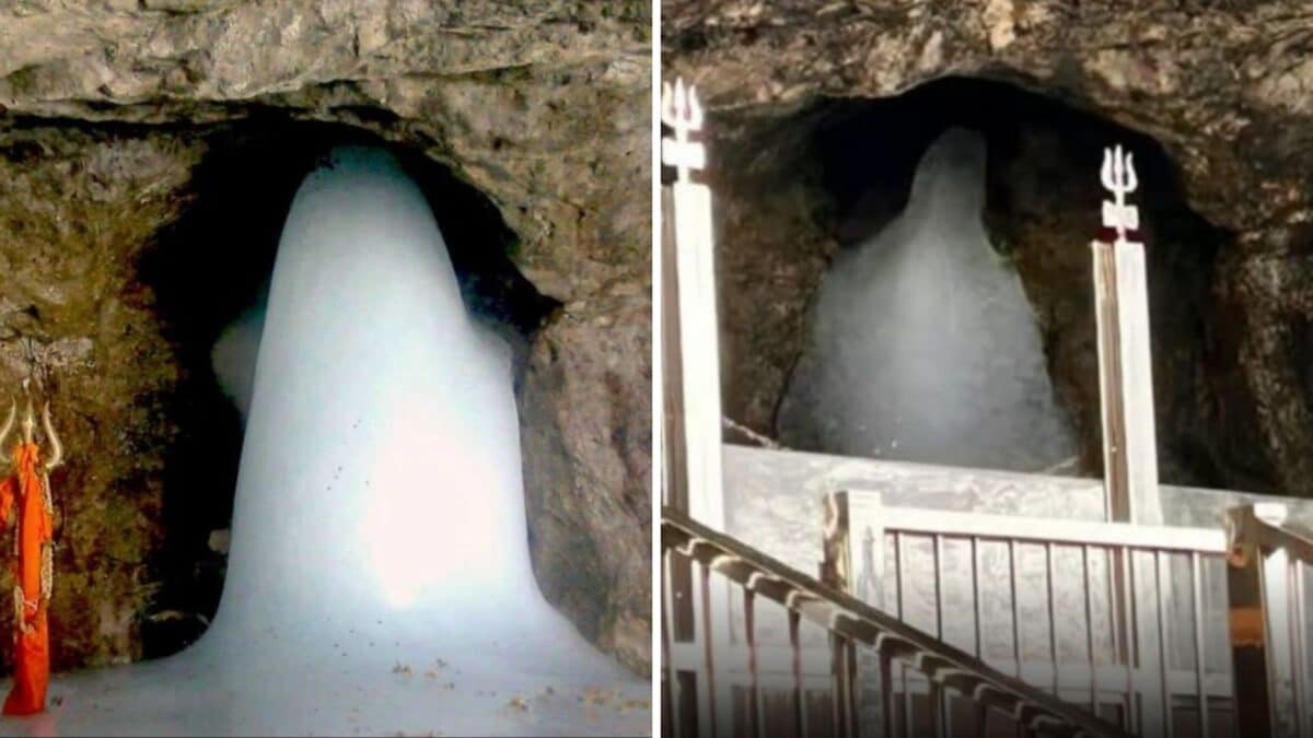 ज्येष्ठ पूर्णिमा पर अमरनाथ यात्रा की प्रथम पूजा, गर्मी से 40 फीसदी पिघला हिमलिंग, जानें या