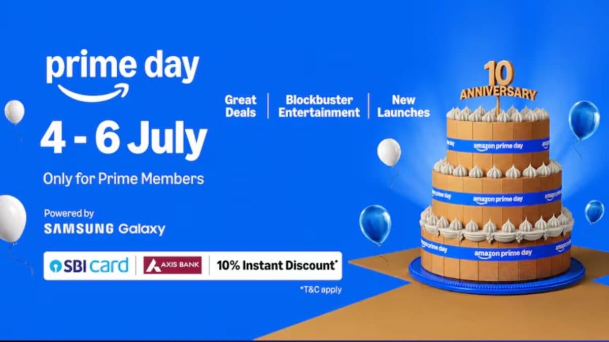 Amazon Prime की 3 दिन की मेगा सेल, स्मार्टफोन से लेकर स्मार्ट TV तक, सब मिलेंगे सस्ते