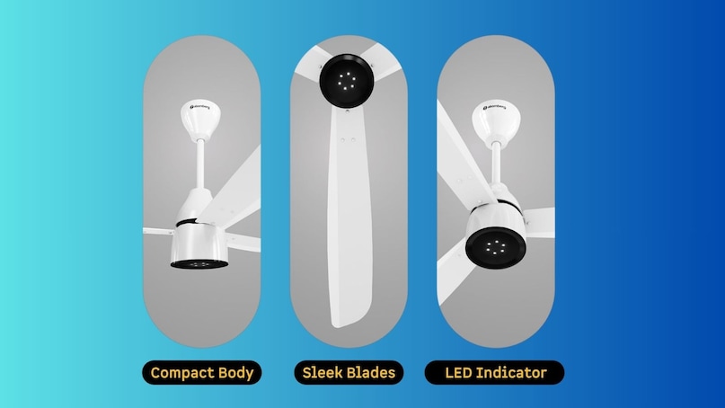 1- Atomberg Renesa Enzel – The best all-rounder: Priced at around Rs 3,649, this fan is one of the most popular options. It has features like remote control, LED speed indicator and low power consumption. Its quiet operation and reliable performance make it a great fit for most buyers.