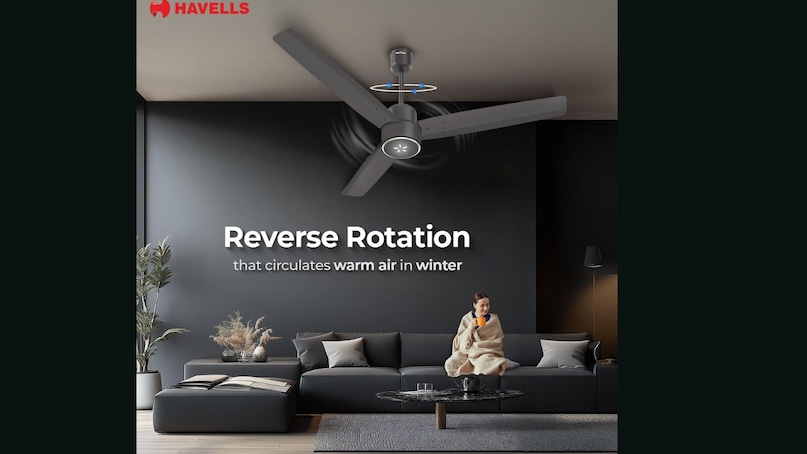 4-Havells FAB BLDC LED – Fan with premium design: If you want a great design and modern look then you can look at Havells FAB BLDC LED. It has facilities like LED speed display and reverse rotation. Its price is around Rs 3,749.
