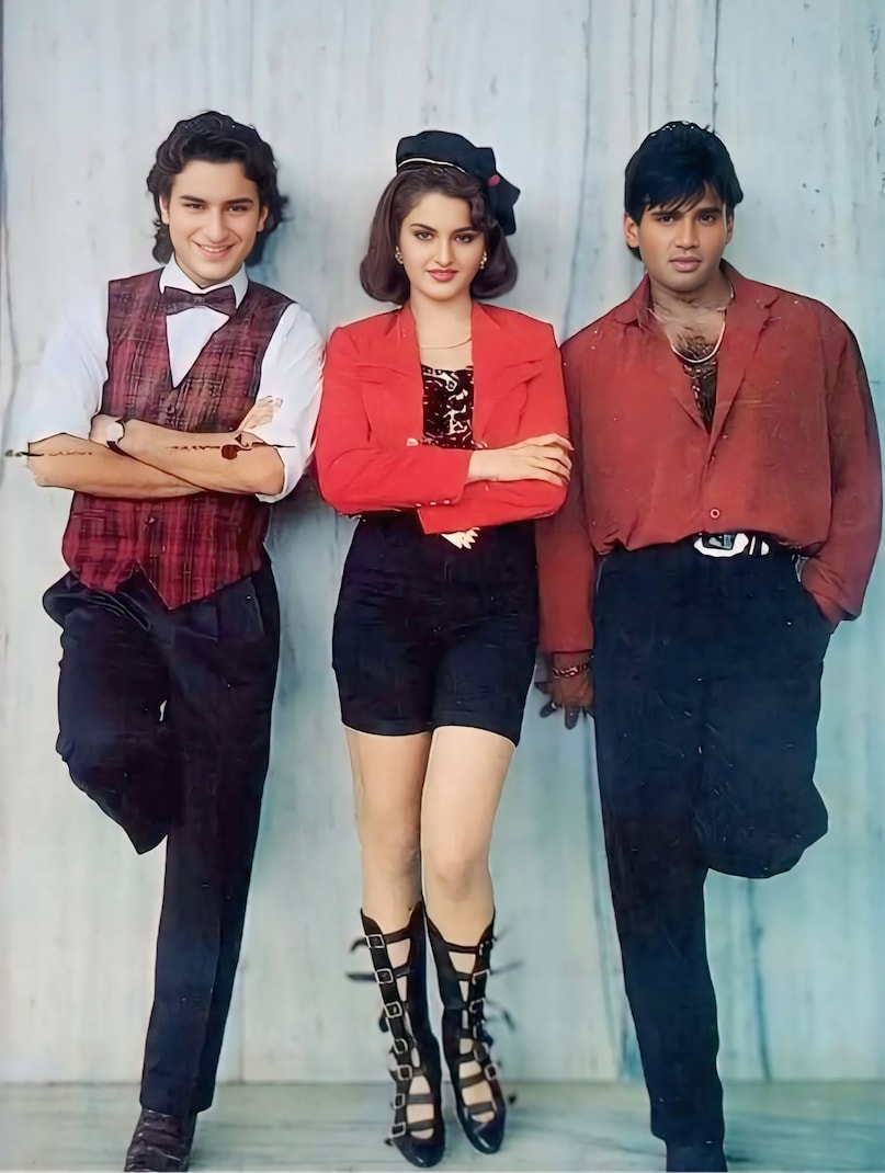 Suniel Shetty Saif Ali Khan Movies, Pehchan 1993 Hit Verdict, Suraksha 1995 Movie Songs, LOC Kargil Multi Starer Film, Bollywood Action Comedy Cinema 90s, सुनील शेट्टी सैफ अली खान फिल्में, पहचान 1993 बॉक्स ऑफिस कलेक्शन, सुरक्षा मूवी सुनील शेट्टी सैफ, एलओसी कारगिल फ्लॉप या हिट, 90s बॉलीवुड एक्शन फिल्में