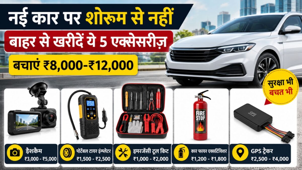 Buying a new car? There will be big savings if you buy these 5 accessories from outside.