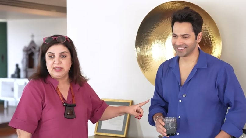 Varun Dhawan , Farah Khan, Farah Khan News, Farah Khan officially highest earning YouTuber, Varun Dhawan-Farah Khan, Hai Jawani Toh Ishq Hona Hai Film, What Farah Khan gifted Varun Dhawan and others, Farah Khan latest vlogs, वरुण धवन, फराह खान, फराह खान समाचार, फराह खान आधिकारिक तौर पर सबसे ज्यादा कमाई करने वाले यूट्यूबर, वरुण धवन-फराह खान, है जवानी तो इश्क होना है फिल्म, फराह खान ने वरुण धवन और अन्य को क्या उपहार दिया, फराह खान के लेटेस्ट व्लॉग