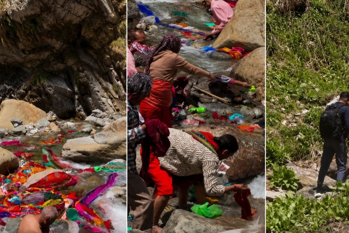 जिस नदी को मां मानते हैं उसी को बना दिया कचरे का ढेर, अंदर द