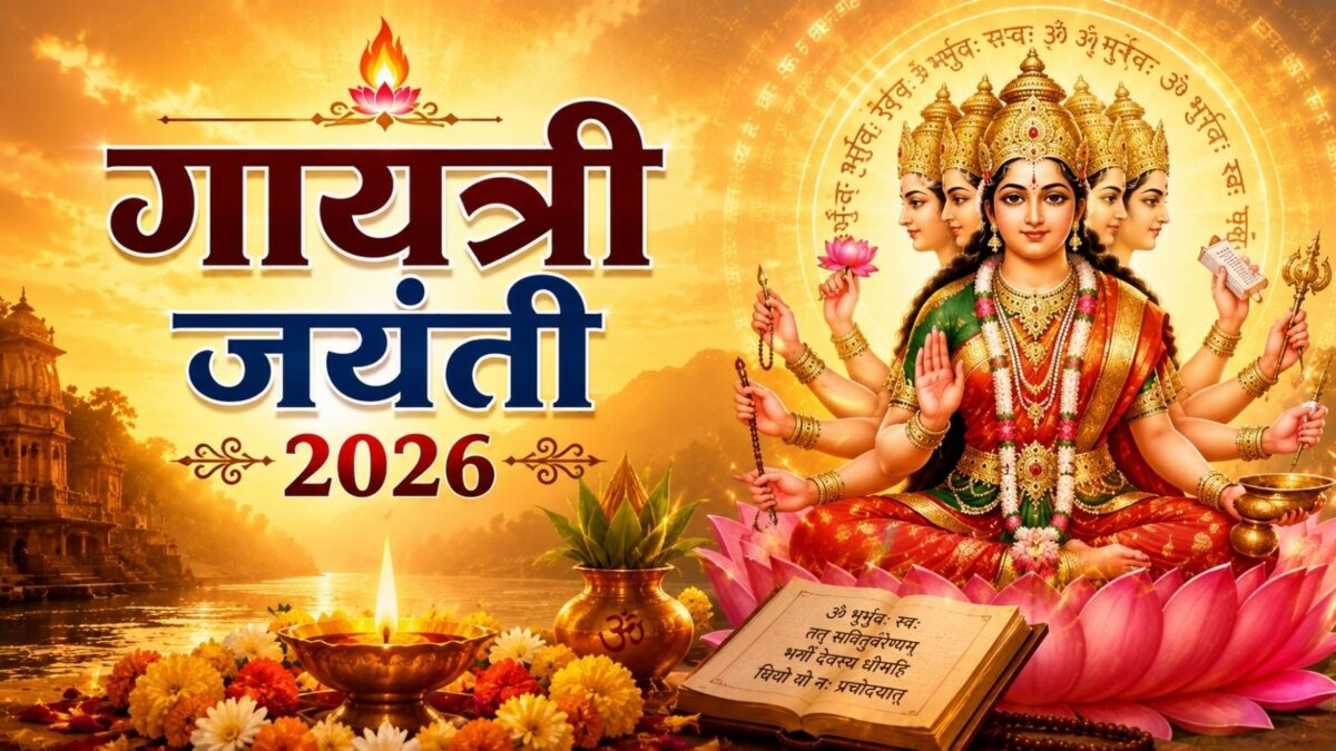 गायत्री जयंती कब है? बनेंगे 3 शुभ योग, लेकिन सुबह से भद्रा, जानें तारीख और मुहूर्त गायत्री जयंती कब है? बनेंगे 3 शुभ योग, लेकिन सुबह से भद्रा, जानें तारीख और मुहूर्त