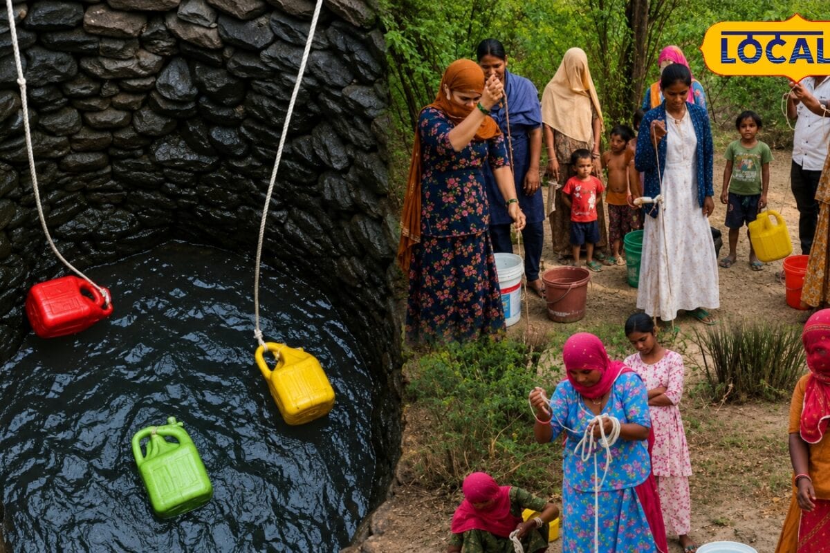 Rohat Water Crisis: नल सूखे तो 1 किमी दूर 'डेंजर जोन' बना सहारा, जान जोखिम में डालकर पानी ला रहे ग्रामीण