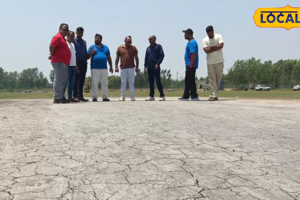 लखनऊ के इकाना स्टेडियम की तर्ज पर सहारनपुर में बनेगा क्रिकेट पिच खेले जाएंगे राष्ट्रीय स्तर के मैच क्यूरेटर संजीव अग्रवाल ने किया मुआयना