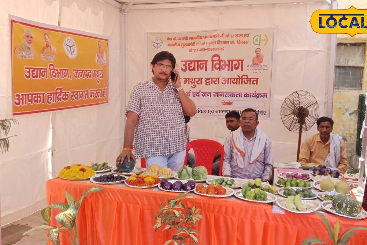 मथुरा उद्यान विभाग की हाईटेक नर्सरी में हाइब्रिड पौधों पर प्रशिक्षण किसान 45 दिन में फसल बेचकर आय करेंगे दोगुनी