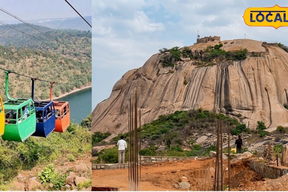 4 मिनट का सफर अब नहीं करनी पड़ेगी चढ़ाई! 6 केबिनों वाला रोपवे भुवनगिरी किले को बनाएगा वर्ल्ड-क्लास टूरिज्म हब