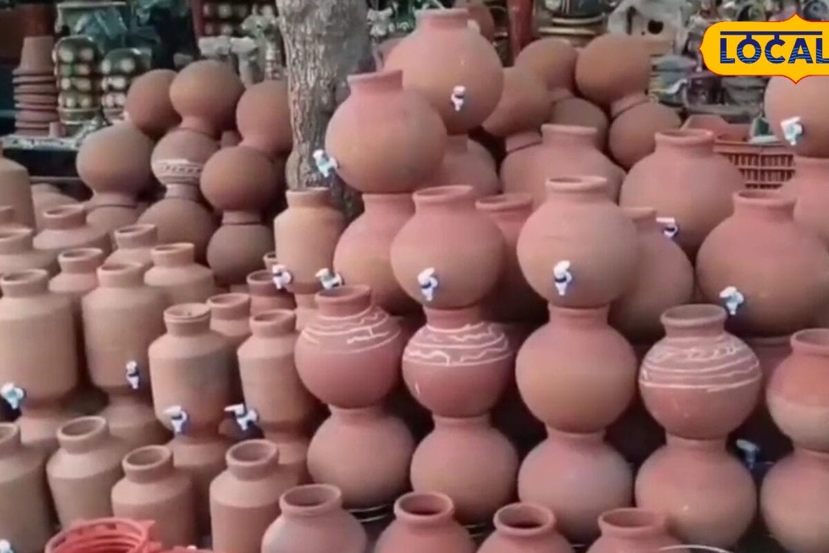 मेरठ का लाला लाजपत राय स्ट्रीट मटका मार्केट जहां मिलते हैं सस्ते और आकर्षक मिट्टी के मटके गर्मी में पानी ठंढा रखने का अच्छा विकल्प