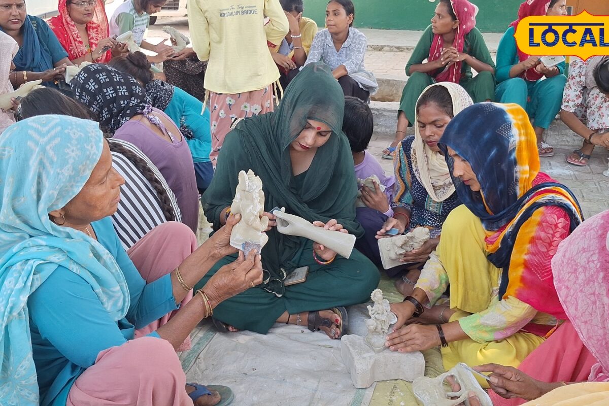 मेरठ में नगली गांव की महिलाएं मूर्ति बनाने की ट्रेनिंग लेकर बन रहीं आत्मनिर्भर स्टार्टअप से कर रहीं लाखों का टर्नओवर