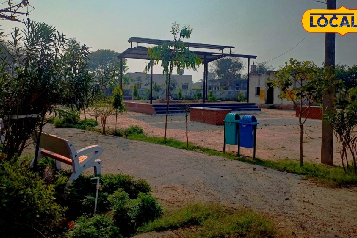 जहां कभी डर का माहौल था वहीं अब सुकून की हरियाली! भरतपुर के युवाओं ने श्मशान घाट के पास बना दिया खूबसूरत बगीचा