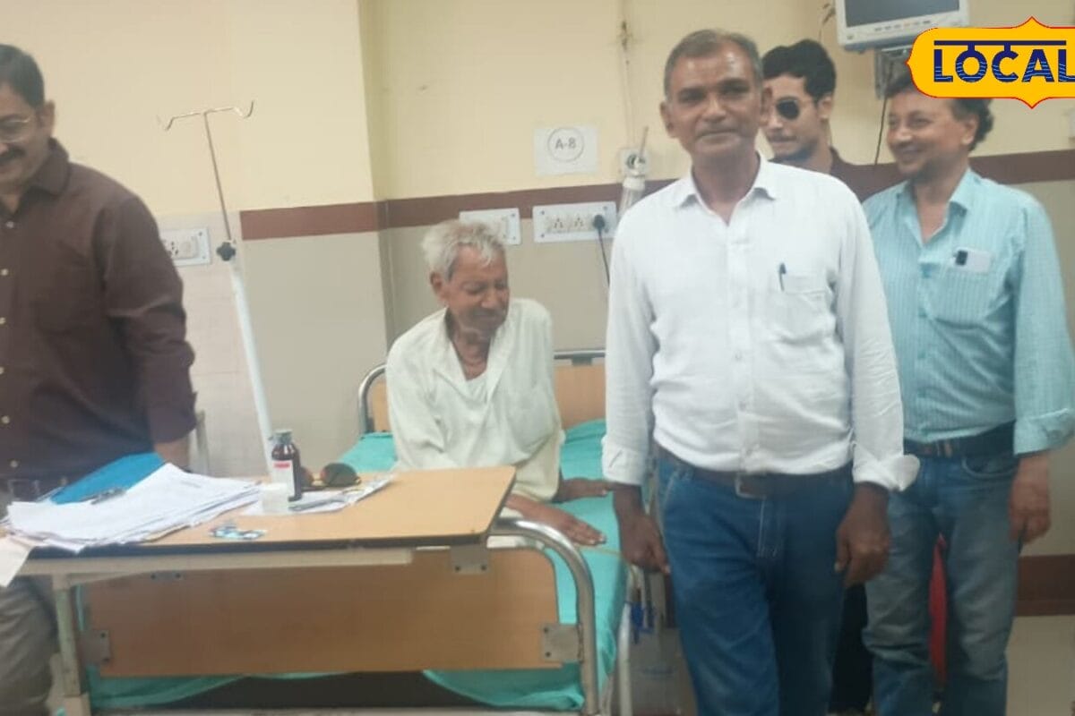 इलाज के साथ निभाया इंसानियत का फर्ज एमडीएम अस्पताल ने 28 साल से बिछड़े बुजुर्ग को परिवार से मिलाया