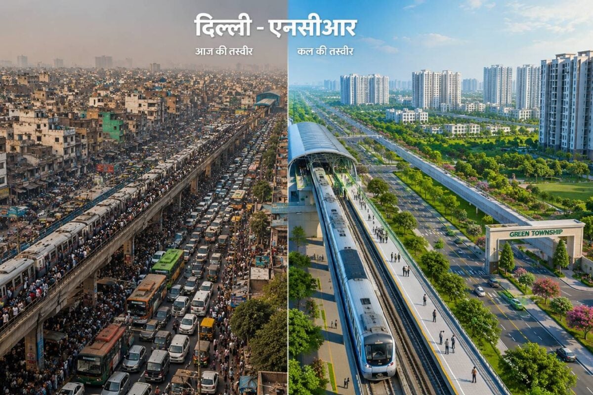 8 नए शहर,  पंचग्राम, 30 मिनट में कनेक्टिविटी, NCR का बदल जाएगा नक्शा, नए मास्टर प्लान में क्या-क्या है?