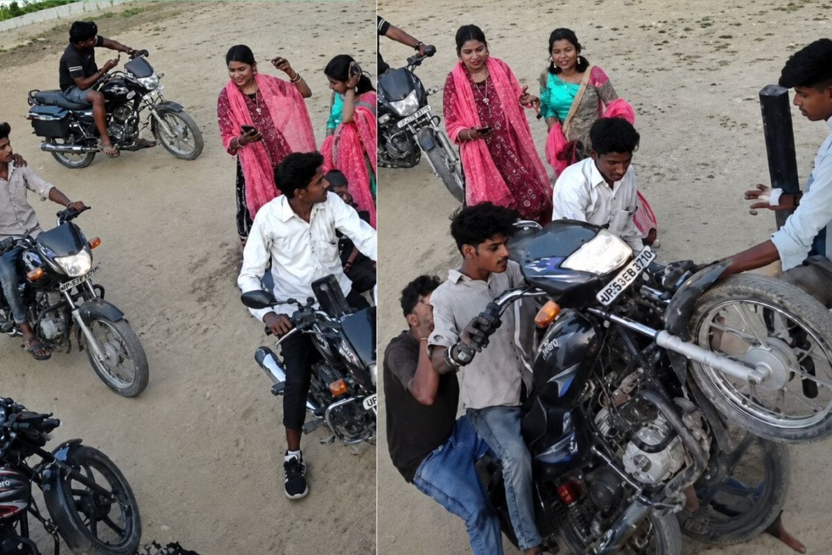 बाइक से स्टाइल दिखा रहा था युवक, अचानक खो बैठा कंट