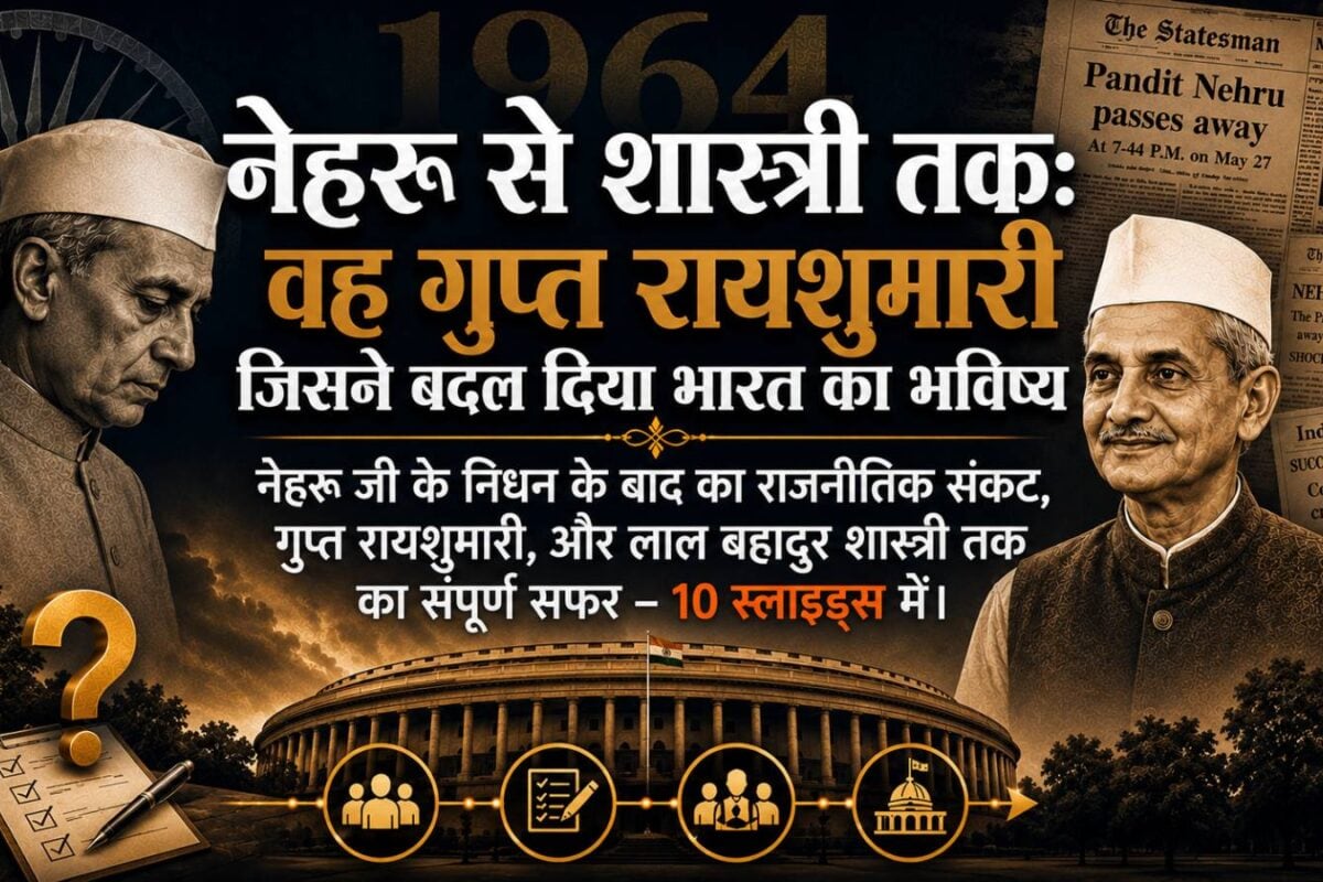 9 जून 1964: कैसे लाल बहादुर शास्त्री बने प्रधानमंत्री, नेहरू के बाद लोकतंत्र ने ली नई करवट